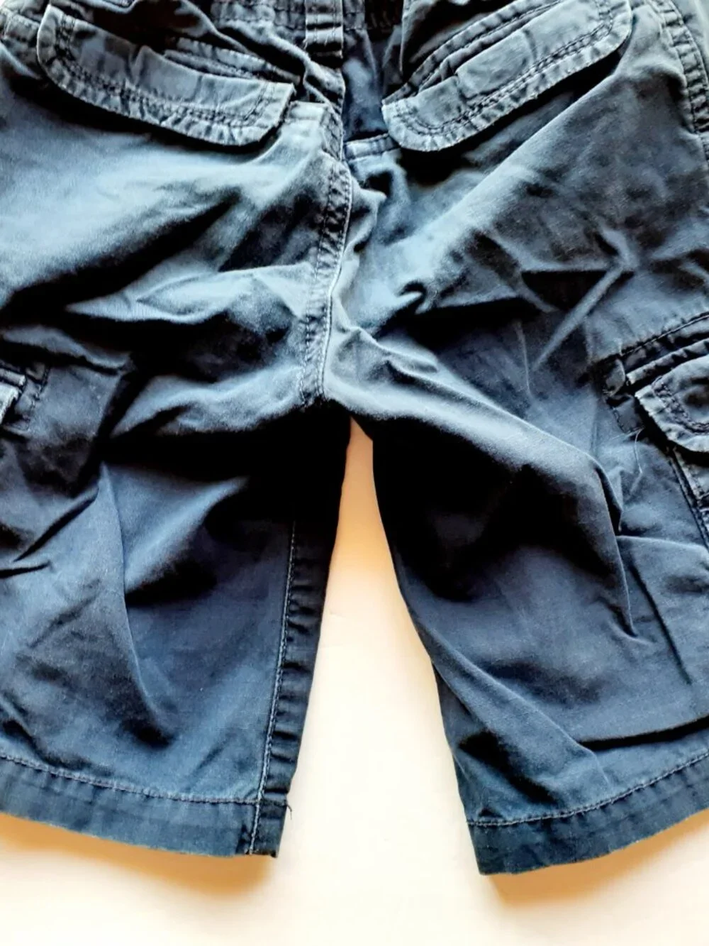 Children's Place Boys Shorts Cargo Navy Adjustable Waist 4T
